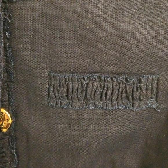 MK navy linen blazer - Picture 3 of 6